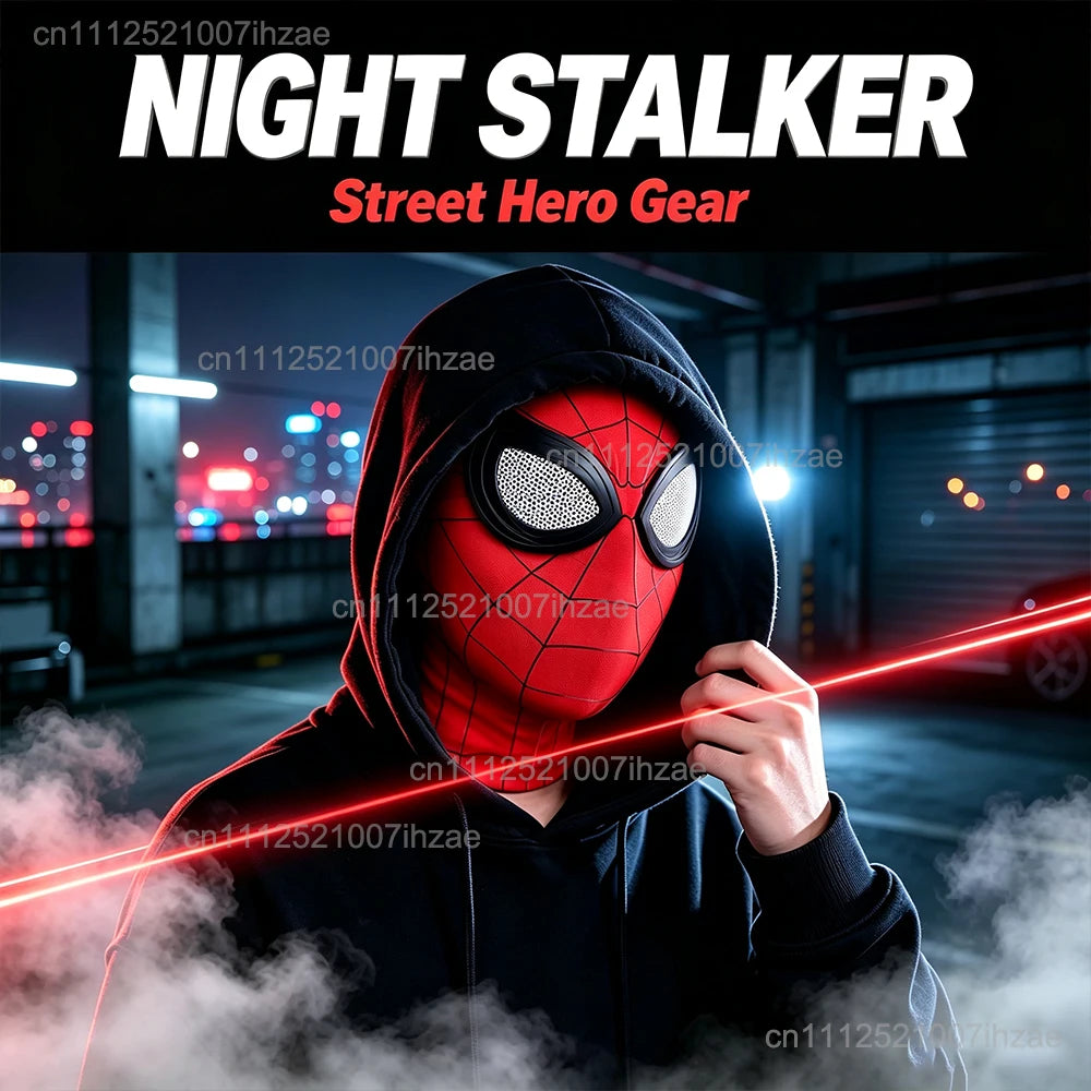 Spider-Man-Inspired Stretch Cosplay Mask for Adults