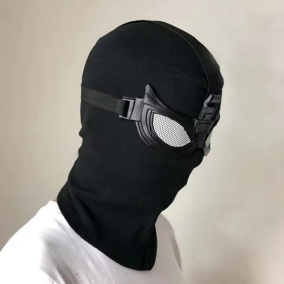 Black Stealth-Style Spider Hero Cosplay Mask
