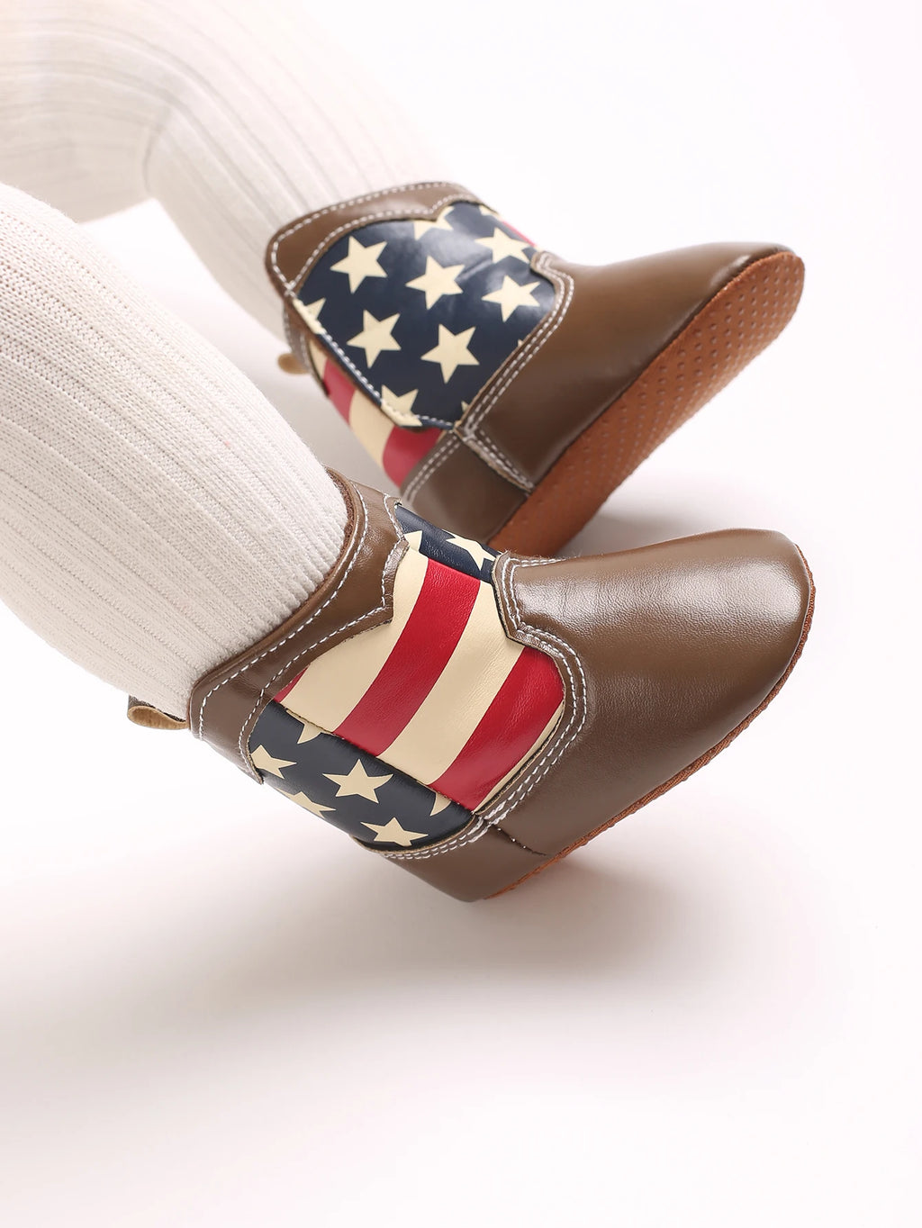 Baby Cowboy Boots - Western Style | Soft soled First Walking Shoes for Newborns and Preschoolers