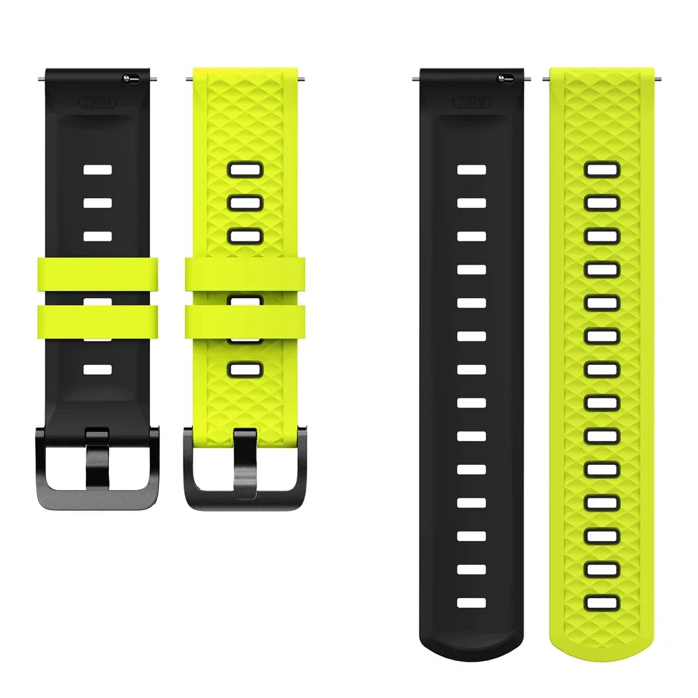Correa deportiva de silicona de 22mm para OnePlus Watch 3 2 2R, pulsera suave de 46mm para OPPO Watch X X2 4 Pro/Mi Watch 2 Pro S4 S3 S1