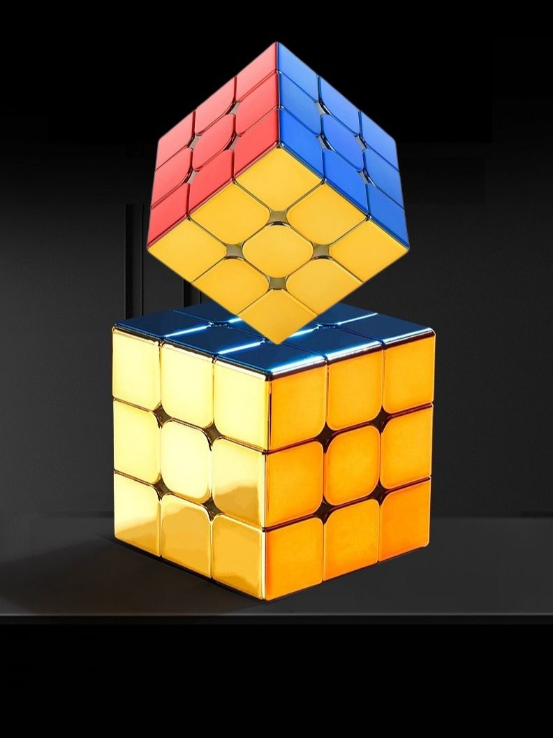 [Picube] SengSo Metal 3x3 Magnetic Golden Cubo Magic Cube Puzzle Speed Cibe M3 3x3x3 Magico Cubo Кубик Рубика Cibo Toy