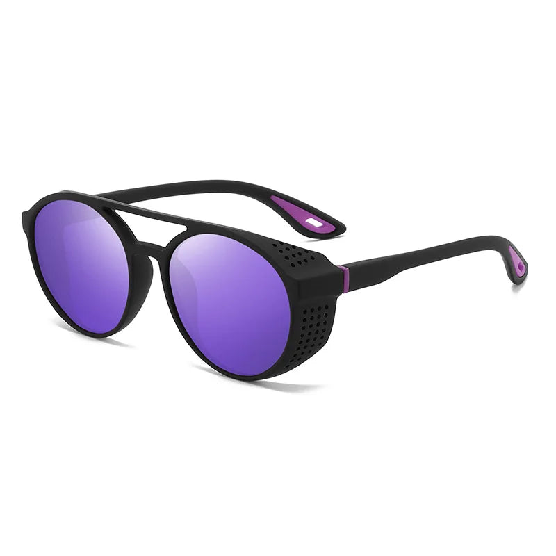 Gafas de Sol Polarizadas para Hombre y Mujer con Protección Lateral UV400, Lentes Espejadas, Gafas Deportivas para Ciclismo al Aire Libre