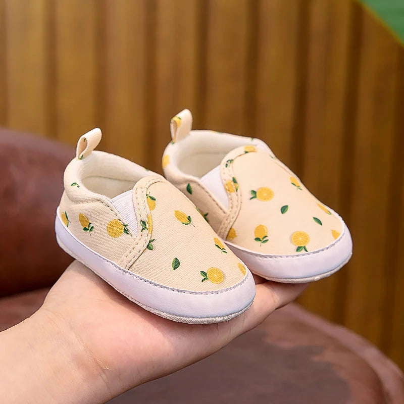 Zapatos sin Cordones con Frutas Bebé