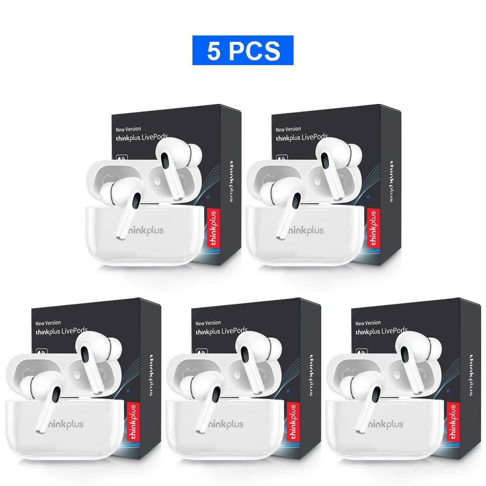 Original Thinkplus auriculares inalámbricos Bluetooth ANC auriculares con reducción de ruido HD micrófono llamada Gamer auriculares LED Control de pantalla táctil