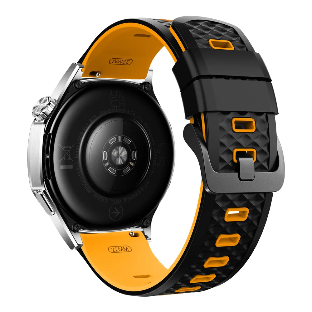 Correa deportiva de silicona de 22mm para OnePlus Watch 3 2 2R, pulsera suave de 46mm para OPPO Watch X X2 4 Pro/Mi Watch 2 Pro S4 S3 S1