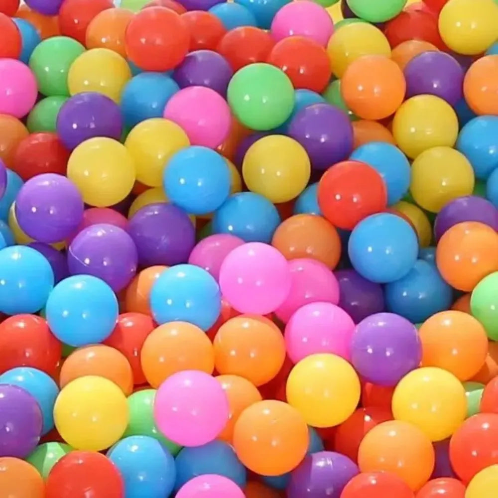 100 Uds. Pelota deportiva al aire libre, piscina de agua suave colorida, pelota de ola de mar para bebé, pelota de aire ecológica para el estrés, tienda de campaña, juguetes para niños