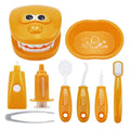 Juguetes Montessori para niños, interacción entre padres e hijos para niñas y niños, modelo de control de dientes, juego de rol para médicos, juguete de aprendizaje para bebés y niños