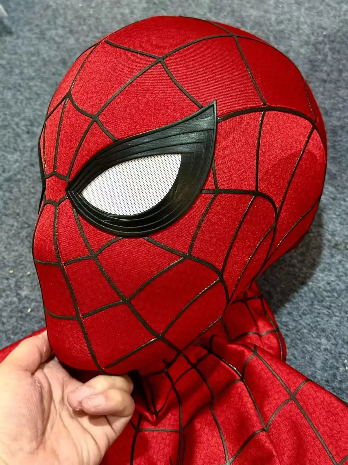 Spider-Man Cosplay Mask with Magnetic Back Cover