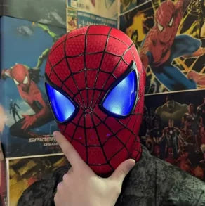 Spider-Man-Inspired Moving-Eye Cosplay Mask