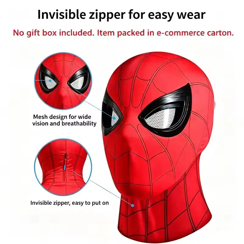 Spider-Man-Inspired Chin-Controlled Cosplay Mask
