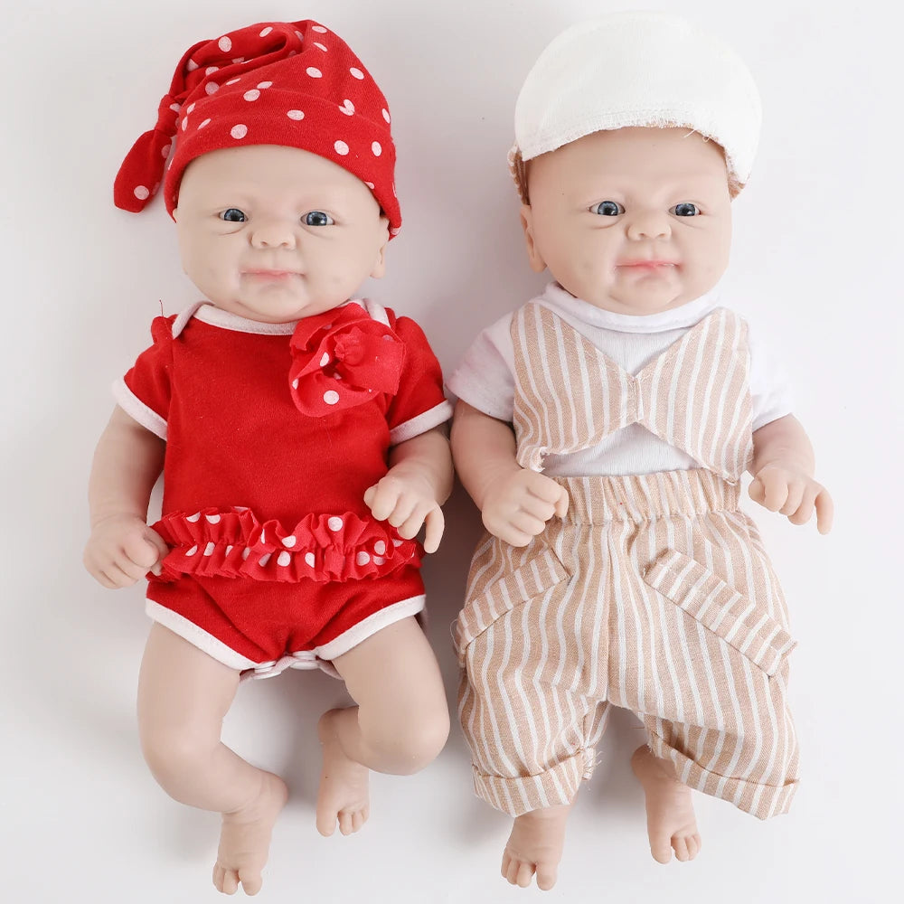 IVITA 14-Inch Full-Silicone Reborn Baby Doll