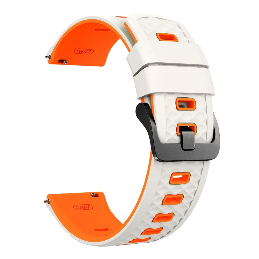 Correa deportiva de silicona de 22mm para OnePlus Watch 3 2 2R, pulsera suave de 46mm para OPPO Watch X X2 4 Pro/Mi Watch 2 Pro S4 S3 S1