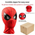 Spider-Man Cosplay Mask with Chin-Activated Blinking Eyes