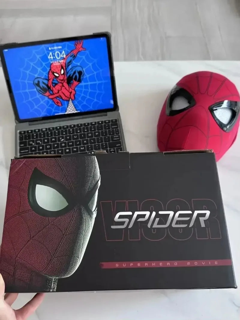 Handmade Spider-Man-Inspired Cosplay Mask