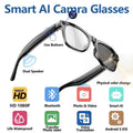 Gafas Inteligentes Lenovo con IA, Cámara 8K de 1200mp, Chat GPT, Táctiles, Deportivas, Reproductor de Música, Llamadas Bluetooth, Asistente de Voz