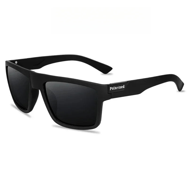 Gafas de Sol Polarizadas de Lujo, Gafas de Sol Cuadradas de Moda para Hombre, Gafas de Sol Vintage para Conducir, Pescar, Gafas Deportivas con Protección UV