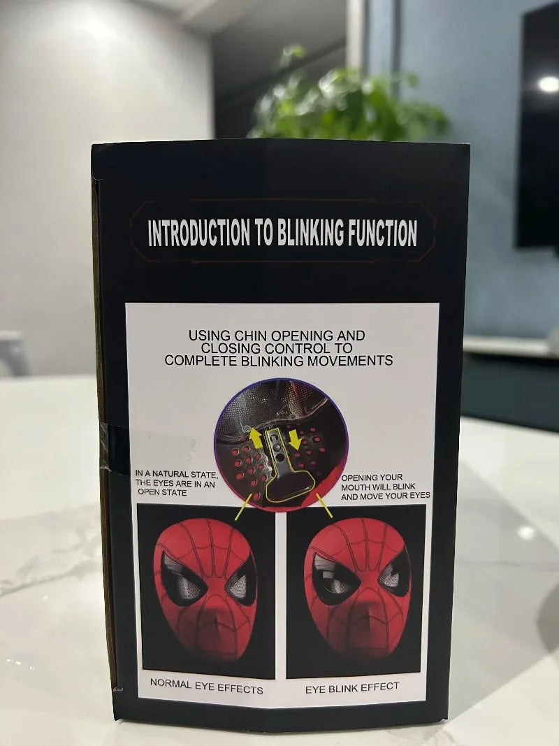 Handmade Spider-Man-Inspired Cosplay Mask