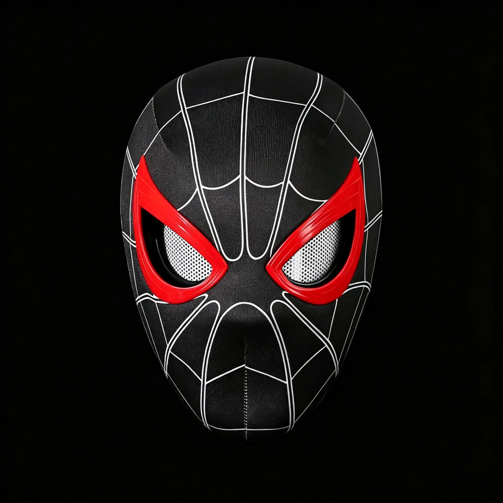Handmade Spider-Man-Inspired Cosplay Mask