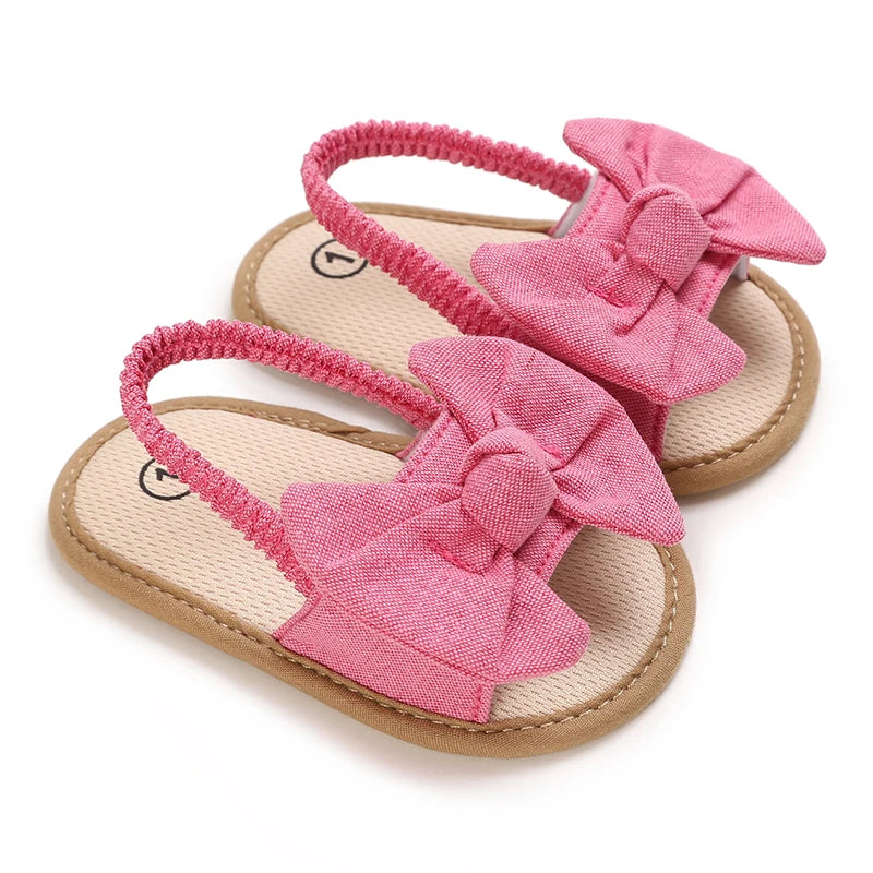 VALEN SINA 0-18M Newborn Girls Summer Shoes Sandals First Walkers Newborn Shoes Casual Soft Sole Sandals Preschool Shoes