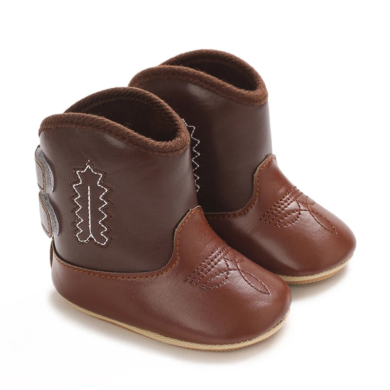 Botas Vaqueras de Cuero Sintético Bebé