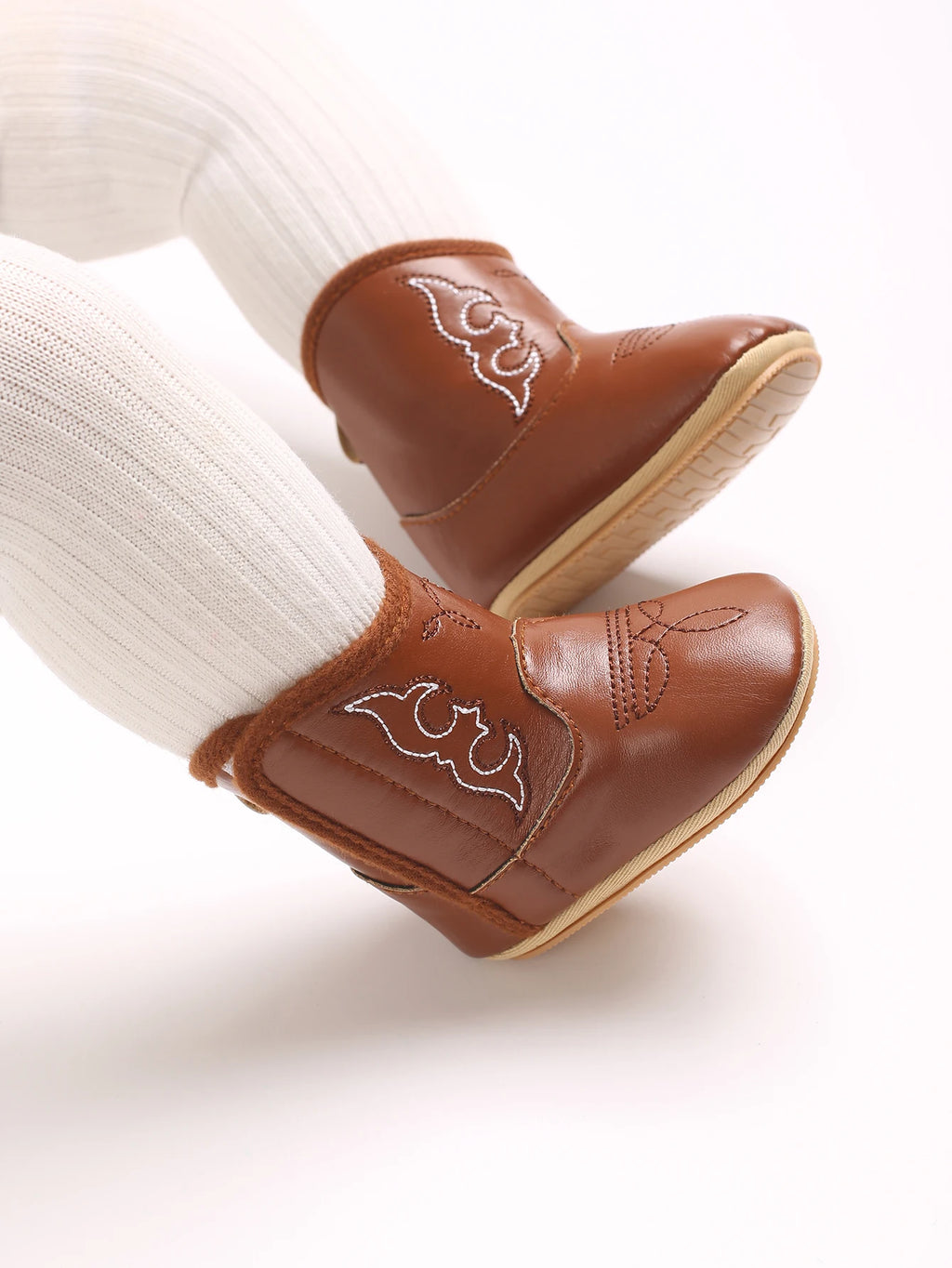 Baby Cowboy Boots - Western Style | Soft soled First Walking Shoes for Newborns and Preschoolers