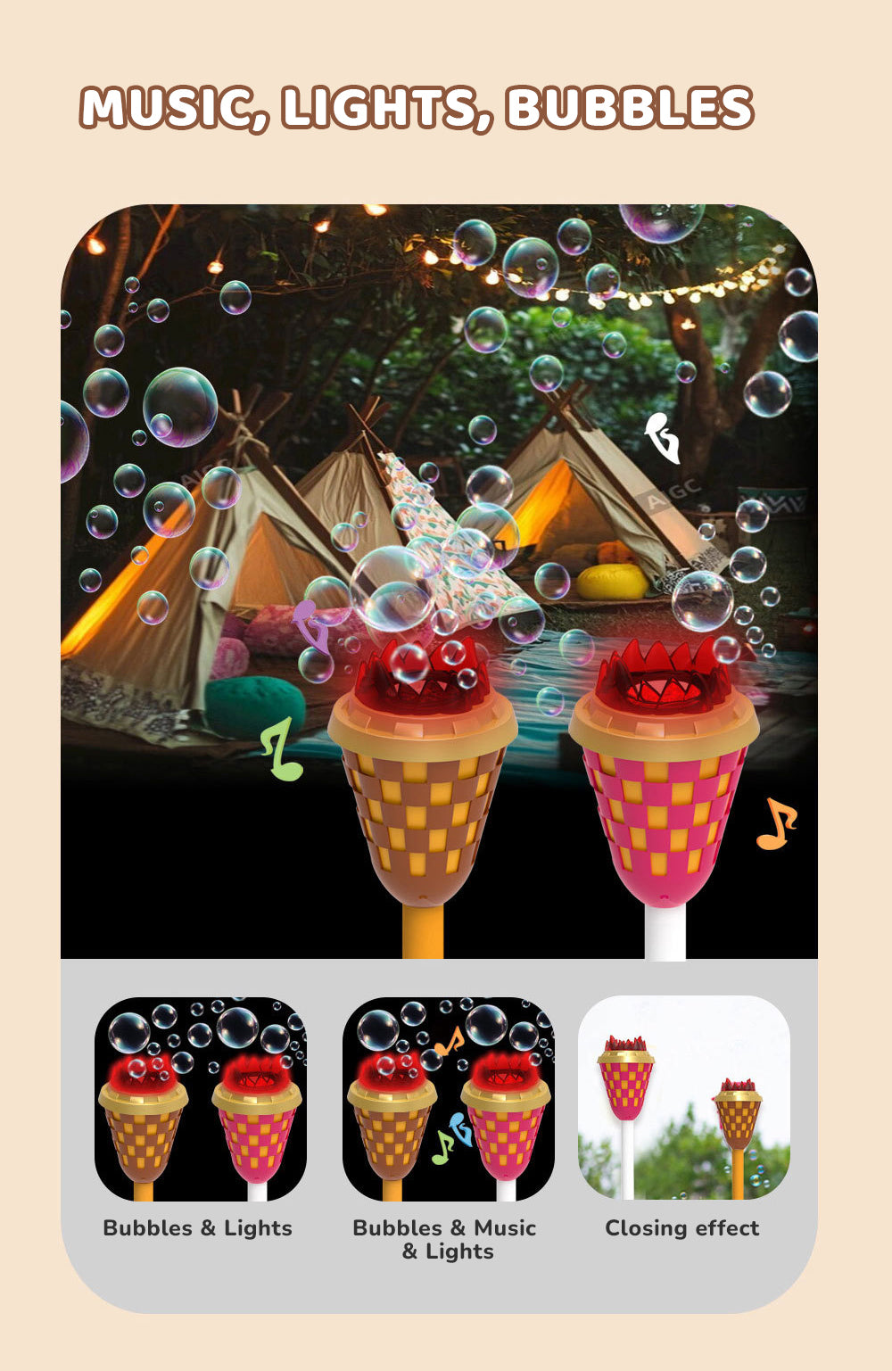 Máquina de burbujas con soporte con luces y música para soplador de burbujas de jabón al aire libre, adecuado para deportes acuáticos, decoración para fiesta de boda, burbujas